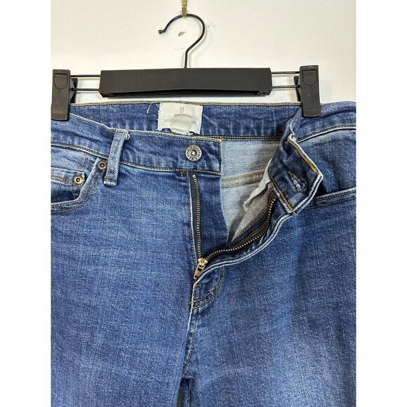 Mutual Weave 29x32 The Straight Leg Medium Dark Wash Women’s Stretch Jeans Denim - Picture 8 of 10